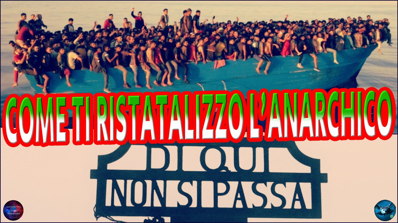 Come Ti Ristatalizzo l’Anarchico